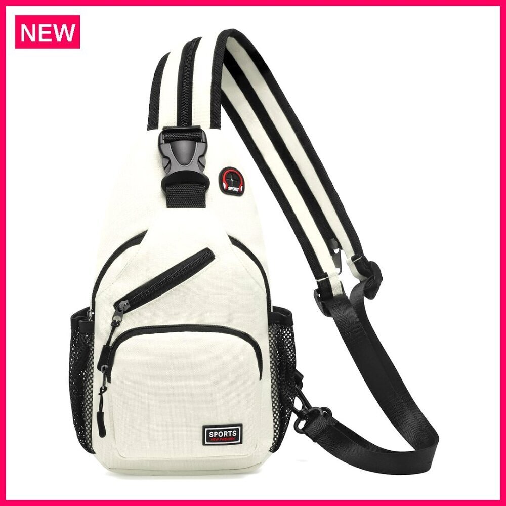 Convertible Sling Backpack with Tablet Pocket, Water-Resistant Daypack for